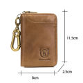 Luxury Business Style Men'S Wallet Genuine Leather Key Case Rfid Blocking Card Holder Coin Purse Keychain Wallet Purse For Men. 