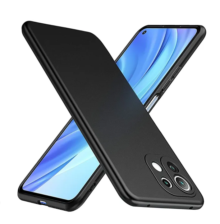 Xiaomi%20Mi%2011%20Lite%20Matte%20Black%20Silicone%20Case%20Airbag%20Antishock%20with%20Full%20Camera%20Protection%20-%20Image%202