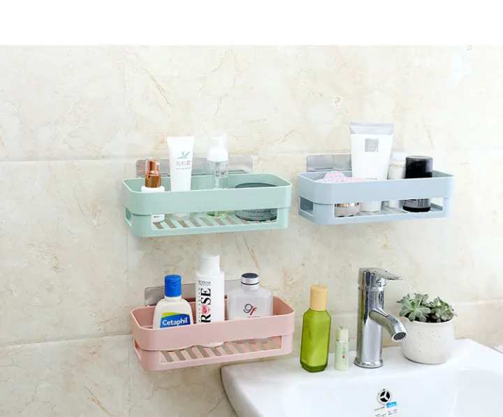 Plastic%20Bathroom%20Organize%20%20Kitchen%20Rack%20Shower%20Caddy%20Basket%20with%20Wall%20Mounted%20Sticker%20Tape%20Storage%20Holder%20Hanging%20Organizer%20Basket%20-%20Image%205