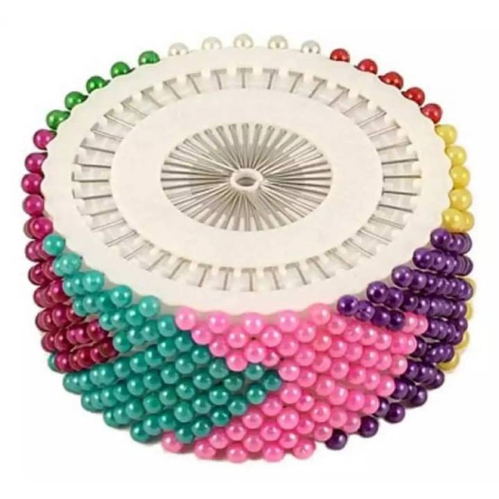 Pack of 12 Hijab Pins Multi Color Hijab Pin Scarf Pins. 12 cards 40 Pins In a Card