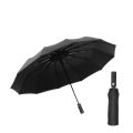 Fully Automatic 12 Ribs Umbrella Auto Open & Close High Quality  Fold Umbrella For Office,Outdoor & Traveling - Black. 