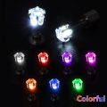 1 PC Elegant Flahing Blink Diamond Delicate Jewelry tud Earring Dance Party Decoration Girl Men LED Colorful Luminou Women Wedding Ladie[Top-notch quality]. 
