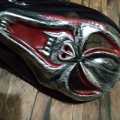 Black Golden Vintage Style Horror Mask Face (New). 