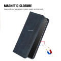 Vantime for Tecno Camon 30 4G 5G Retro PU Leather Wallet Case Card Holder Magnetic Phone Cover. 