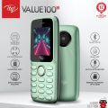 Itel Value 100s Dual Sim - Auto Call Recording - SD Card Support Bluetooth LED Torch Box Pack 1 Year Warranty. 