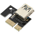 Etic PCI-E Graphics Card Adapter Cable Usb3.0 Graphics Card Extension Cable 1X to 16X Adapter Card VER009S PULS. 