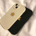 Simple Sun Moon Phone Case For iPhone 14 Plus 7 8 X XS XR 11 12 13 Pro Max Silicone Cases Cover Dislikelike. 
