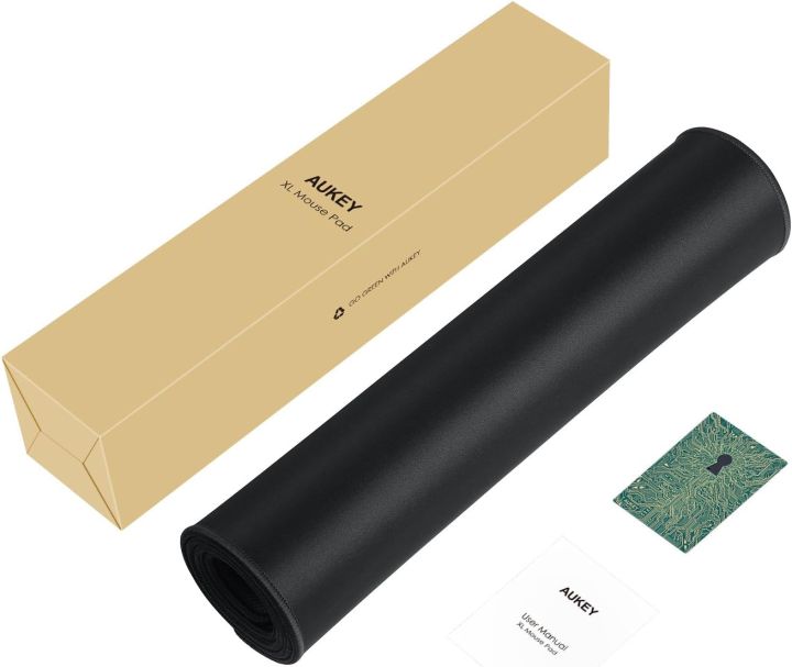 AUKEY%20Gaming%20Mouse%20Pad%20Large%20XXL%20(900%20X%20400%20X%203%20MM)%20Thick%20Extended%20Mouse%20Mat%20Non-Slip%20Spill-Resistant%20Desk%20Pad%20with%20Special-Textured%20Surface,%20Anti-Fray%20Stitched%20Edges%20for%20Keyboard,%20PC%20-%20Black%20-%20Image%2010