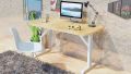 48 Inches Computer Gaming Table Light Sand Brown Color - Office Study PC Play Station PS4 Xbox Gaming Desk. 