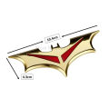 3D Metal Batman Auto Car Logo Cartoon Sticker Metal Badge Motorcycle Car Decoration Accessories Car Sticker. 