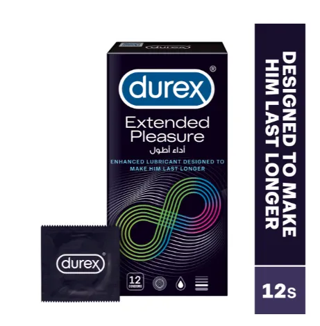 Durex%20Condoms%20Extended%20Pleasure%20Longer%20Lasting%20Timing%20Extra%20Time%20Condoms%2012s%20-%20Image%202