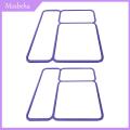 Mosbeha Lunch Box Lid Replacement Gaskets Omiebox Lid Seal Gasket Replacement for Kids Bento Lunch Box Insulated Food Container Accessories Purple Lid Seal for Lunch Box. 
