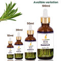 Pure Essentials Rosemary oil  - 100% Natural Oil - for Skin  Acne  Hair  Beauty Oil - Herbal Oil  For Healthy Skin & Hair Skin Care Face Glow  Beauty Oil - Unrefined oil - Premium Oil - Diffuser oil. 