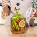 1Pc Glass Jar for Food Storage | 2.2L Food Container Tea Candy Kitchen Storage Bottle Jar Large Capacity. 