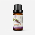 Organic's Living® - Clary Sage Essential Oil | 100% Pure & Natural | For Skincare, Haircare, Stress Relief, Hormonal Balance, Aromatherapy, Diffusers, Humidifiers, Candle & Soap Making | Double Lid & Dropper Bottle. 