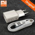 Original XIAOMI MI USB Charger Adapter 5V/2A EU Micro USB Data Cable For Redmi 4 4X 4A 7 Note 4 4X 5 5A 6 6A 7A S2 S1. 