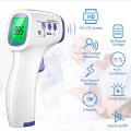 Non-Contact Digital Infrared Thermometer Gun - Instant Forehead Temperature Reader with 3-Color Fever Alarm & LCD Display. 