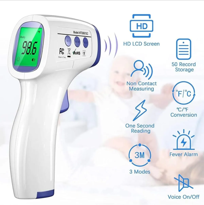 Non-Contact%20Digital%20Infrared%20Thermometer%20Gun%20-%20Instant%20Forehead%20Temperature%20Reader%20with%203-Color%20Fever%20Alarm%20&%20LCD%20Display%20-%20Image%204