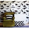 Pack of 12 Dinosaur Reusable Stencil For wall Painting Art DIY Home Decor, Album Crafts and Canvas. 