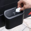 Car Mini Dustbin With Lid, Garbage Organizer. 