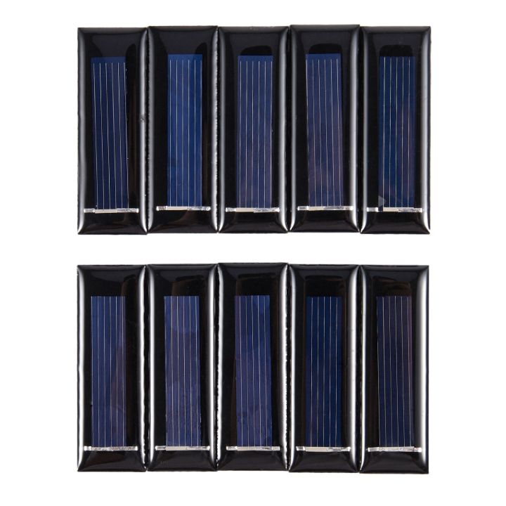 10Pcs Mini Solar Panel 0.5V 100mA Solar Cells Photovoltaic panels