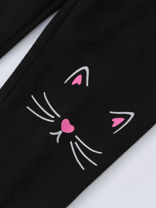 Real%20Boss%20By%20Rich%20Man%20Cute%20Kitty%20Meow%20Printed%20Girl's%20Cartoon%20Cat%20Graphic%20Crew%20Neck%20Sweatshirt%20Pullover%20Tops%20and%20Sweatpants%20Two%20Piece%20Outfit%20-%20Tshirts%20For%20Boys%20/%20Tshirts%20For%20Girls%20-%20Image%204