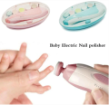 6 in 1 Baby Nail Trimmer Portable Electric Baby Manicure Pedicure Nail Clippers Infant Newborn Baby Nail Cutter with LED Light - 1Pc. 
