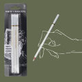 3 Pcs White Sketch Charcoal Pencils Soft/Medium/Hard White Charcoal Wooden Pencils for Artist Drawing Sketching Blending 24BB. 