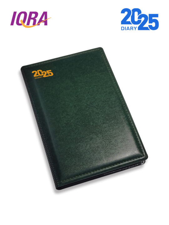 IQRA Diary Standard Size Single Date Green Color Diary 2025