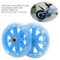 1 Piece Wheels Flash Kids Scooter Led Lights Push Wheels 120mm Replacement Bicycle Aid Wheels NOTE random color will be delivered. 