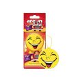 AREON Smile I Emoji Design Hanging Car Air Freshener, No Smoking. 
