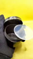 Plastic Spice Storage Jars 100ml Pack of 6 with Lids Clear Kitchen Containers. 