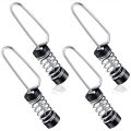 MeterMall 2pcs/4pcs Fishing Flag Clips, Stainless Steel Marine Boat Flag Clips For Halyards Outrigger Lines Hiking Camping Antennas Stern Lights Flagpole Rope. 