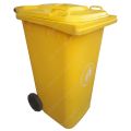 Outdoor Garbage Bin with Wheels - 240 Liters - Wheeled Waste Trash Can - Outdoor Wheeled Dustbin - Heavy Duty. 