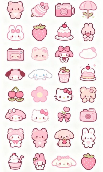 Kawaii%20stickers%20Pack%20Of%2032%20Sanrio%20inspired%20pink%20aesthetic%20Sticker%20cute%20chibi%20decals%20Laptop%20&%20Mobile%20Back%20Cover%20Sticker%20stationery%20Hello%20Kitty%20style%20My%20Melody%20inspired%20Cinnamoroll%20cute%20bunny%20pink%20kitty%20teddy%20bear%20chibi%202Inchx2Inch%20Each%20Sticker%20Size%20-%20Image%203