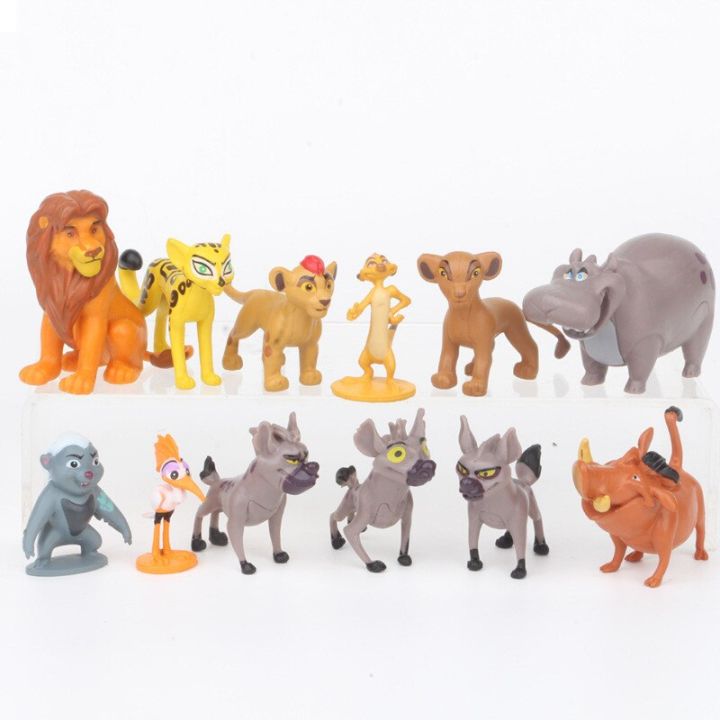 Anime the Lion King Simba Knife Man Peng Peng doll Figure Model for Children Birthday Gifts