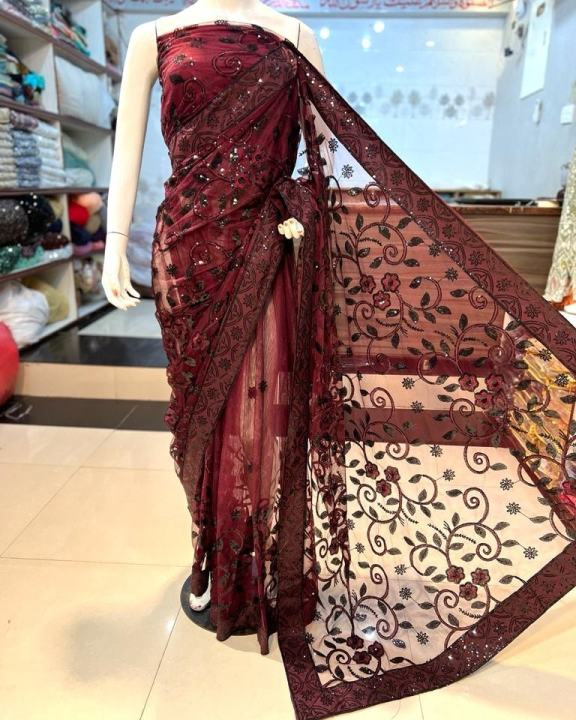 Original Ayza Khan Saree for women Wedding Wear New Fashion Luxury Saree Collection