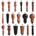 Wedding Invitation Printing DIY Craft Wood Handle Wood Color Wax Sealing Stamp Paint Seal. 