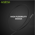 Oraimo Handsfree - Sterio HiFi Earphones HD Clear Phone Call - Aux 3.5mm input ,  High Quality, Clear Sound And Base With Built In Mic For Gaming, Music And Calls, Super Bass White Earbuds, Soft Silicone Ear Tips. 