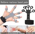 Silicone Hand Grip Device Finger Exerciser Strengthener Stretcher. 