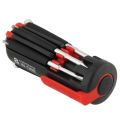 8 in 1 Multi Portable Screwdriver With 6 LED Torch Tools Light up Flashlight Set. 