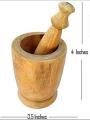 Mini roti maker Small Chakla Belan With Masala Grinfer Wooden Rolling Pin And Board Chakla Belan Toy For Girls. 