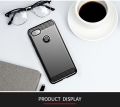 Leweisi Carbon Fiber Bumper Phone Case For Google Pixel 3 XL Back Cover Coque Shockproof Protective. 