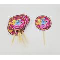 MY LITTLE PONY THEME CUPCAKE TOPPER - PACK OF 10 CUPCAKE TOPPERS - MY LITTLE PONY CUPCAKE TOPPERS. 