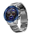 Zero® Legacy Smartwatch 1.43" AMOLED Display | Bluetooth Calling, Magnetic Charging, Health Tracking | Classic Round Dial with Zinc Alloy Body | Ideal for Men & Women. 