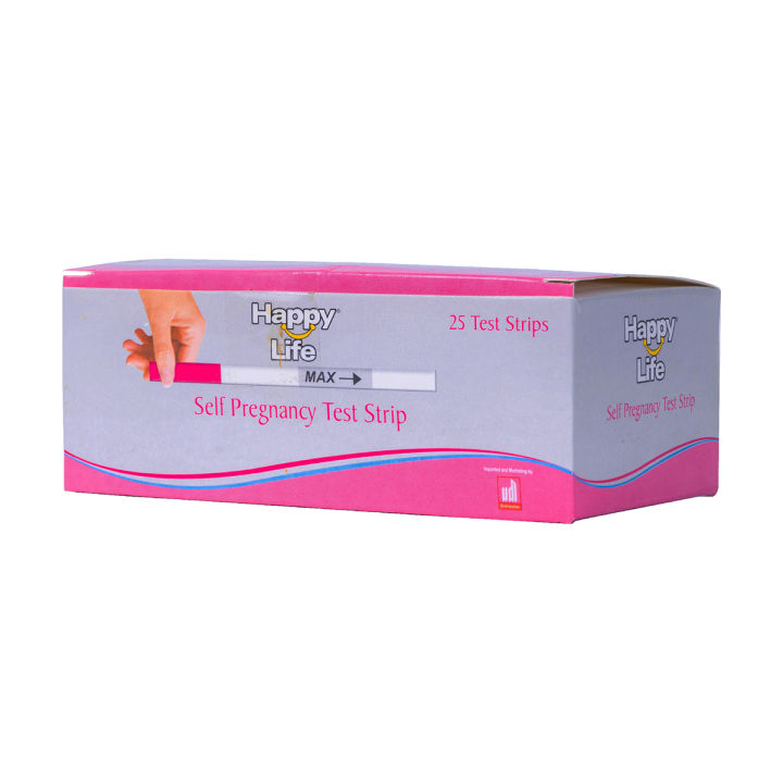 Happy Life Pregnancy Test Strips 25's