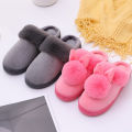 Cushioned Candy Color Lady Fluffy Flat Warm Slippers. 