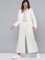 CLOTHING   Mast Harbour Women White Solid Denim Jacket. 