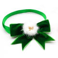 Mosbeha Kitten Pet Collar Adjustable Pet Neck Circle with Large Bow-knot Ornament. 