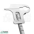 Dental Boley Gauge Caliper Stainless Steel Dental Dentist Lab Instrument CE. 